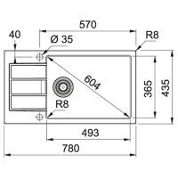 Мойка кухонная Franke Sirius S2D Slim 611-78 XL (143.0627.387) изображение 2