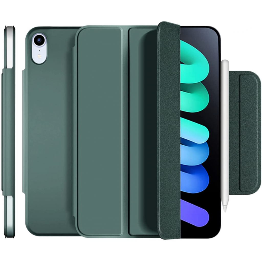 Чехол для планшета BeCover Magnetic Buckle Apple iPad mini 6 2021 Dark Green (706826) изображение 2