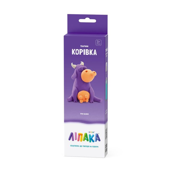Набор для творчества Lipaka пластилина самозатверд. Коровка (30047-UA01)