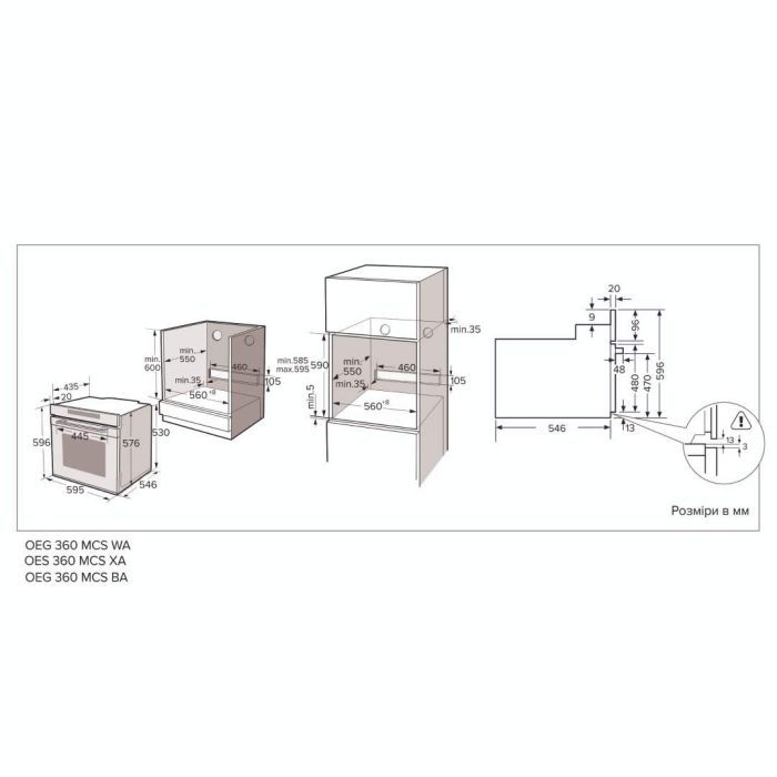 Духовой шкаф Interline OEG 360 MCS WA изображение 12
