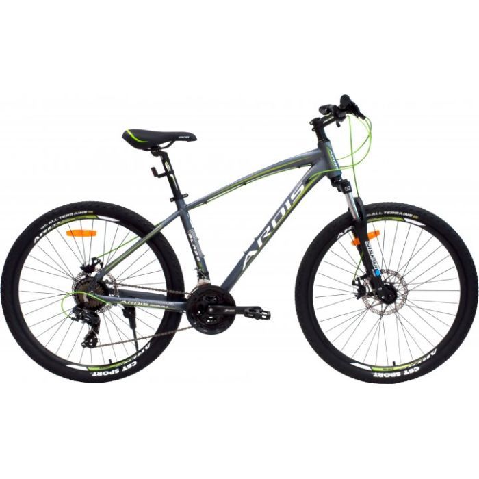 Велосипед Ardis Blaze 27,5" рама-17" Al Grey/Green (0498-170-2)