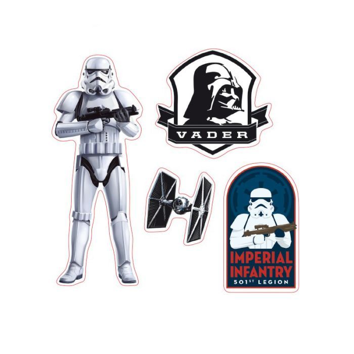 Стикер-наклейка ABYstyle Star Wars — Vador/Trooper (Вейдер/Штурмовик) 16х11 см / 2 ли (ABYDCO361) изображение 3