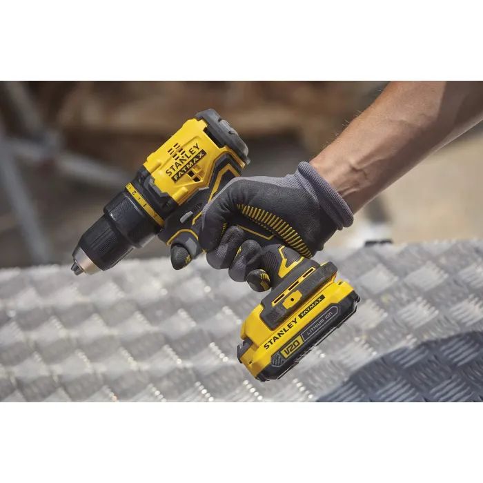 Шуруповерт Stanley FatMax, Li-lon 18 В, 60 Нм, 2 АКБ + ЗУ, кейс (SFMCD710D2K) изображение 4