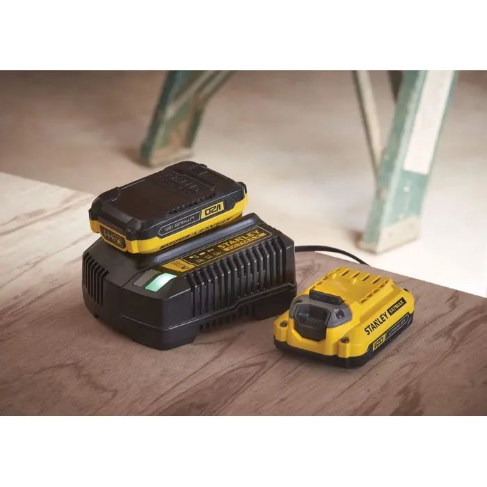 Шуруповерт Stanley FatMax, Li-lon 18 В, 60 Нм, 2 АКБ + ЗУ, кейс (SFMCD710D2K) изображение 9