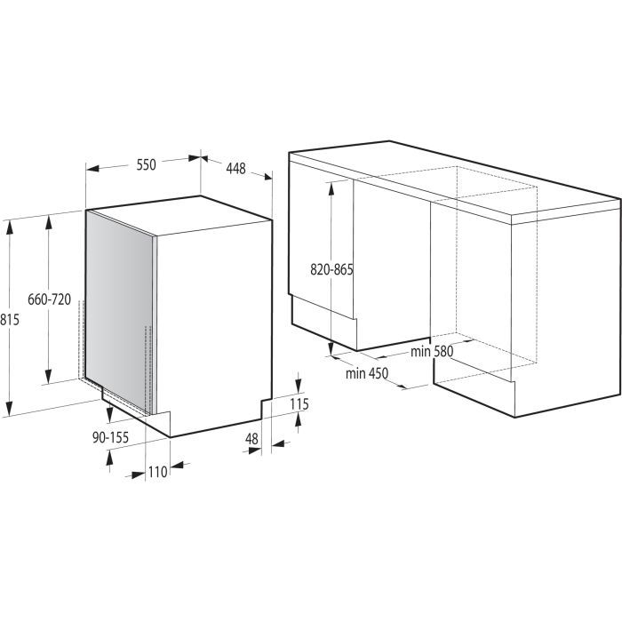 Посудомийна машина Gorenje GV520E10S зображення 5