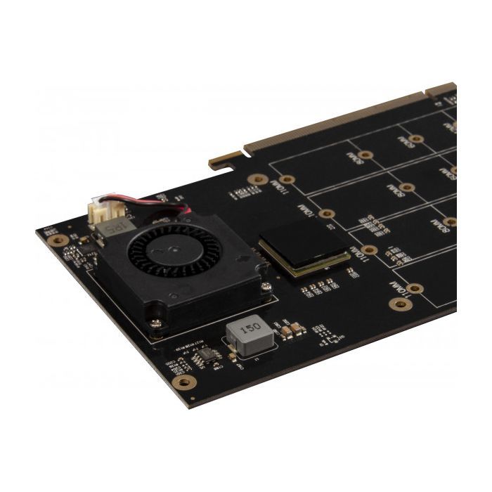 Плата расширения Frime PCI-E-4хM.2, PLX8747 (ECF-PCIEtoSSD013) изображение 2