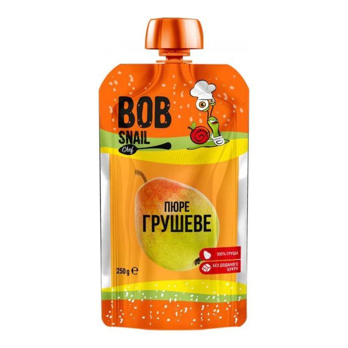Детское пюре Bob Snail Улитка Боб Груша 250 г (4820219343950)