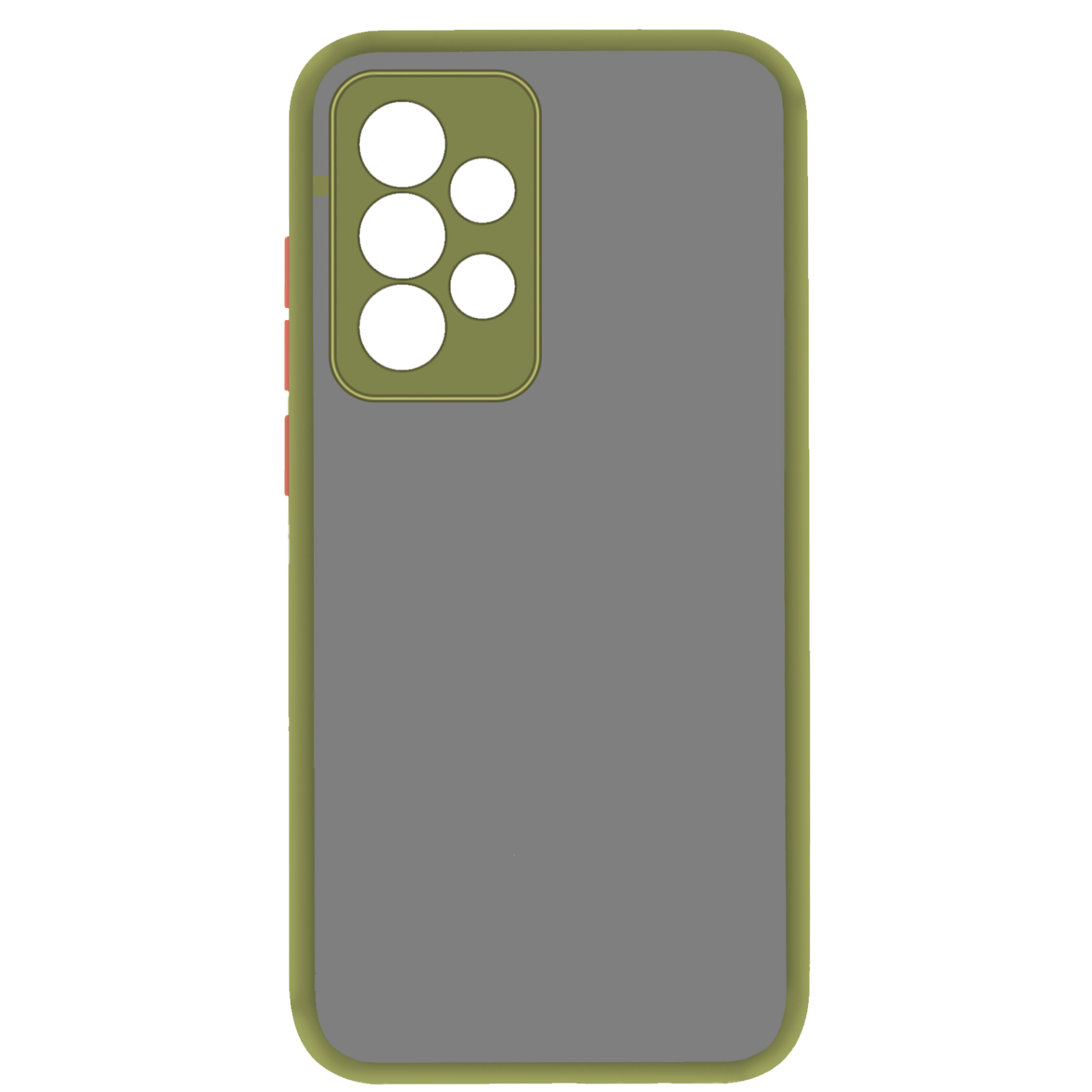 Чехол для мобильного телефона MAKE Samsung A33 Frame (Matte PC+TPU) Green (MCMF-SA33GN)