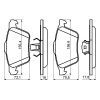 Гальмівні колодки Bosch 0 986 494 158 зображення 2