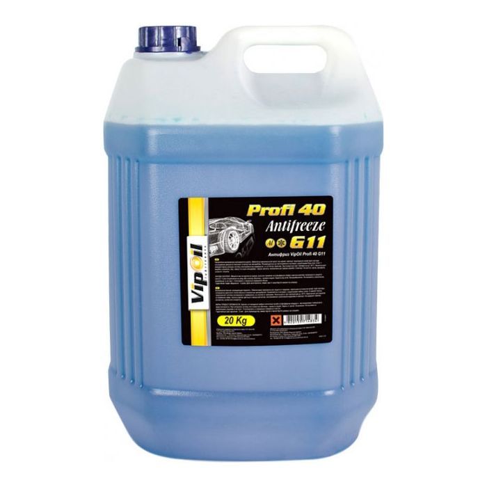 Антифриз VIPOIL G11 MEGA 40 blue 20 кг (701363)
