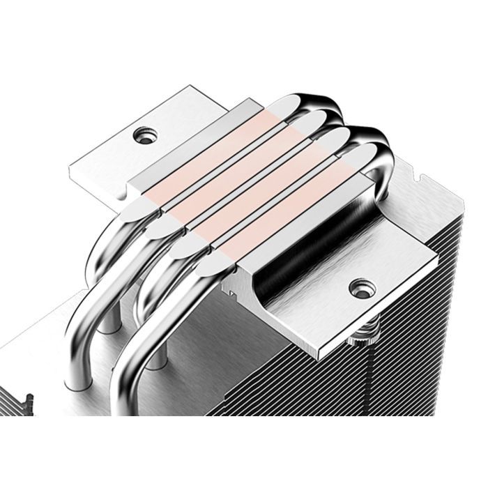 Кулер для процессора ID-Cooling SE-214-XT ARGB White изображение 4