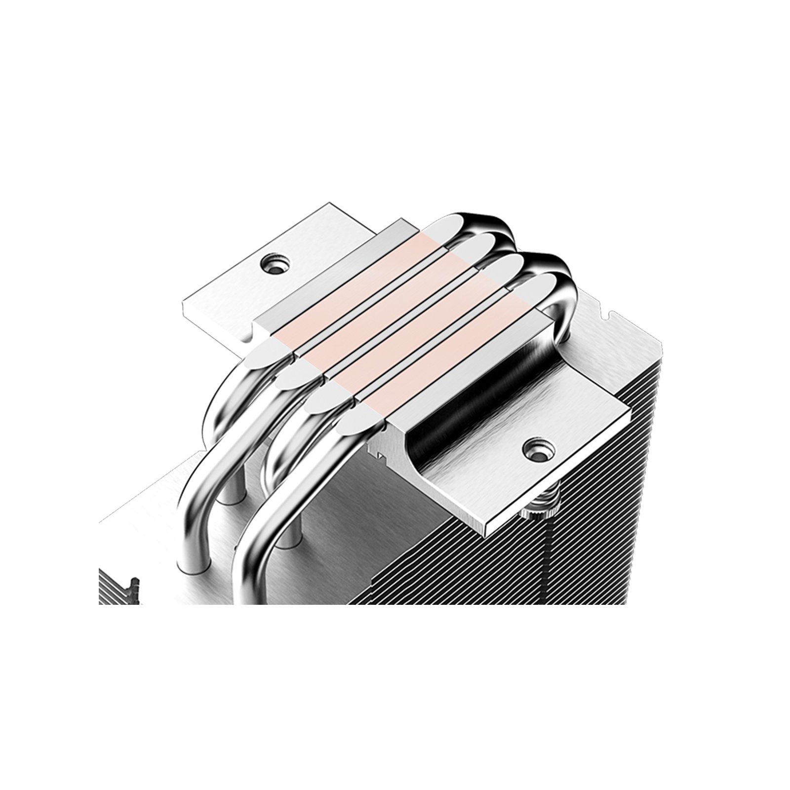 Кулер для процессора ID-Cooling SE-214-XT ARGB White изображение 4