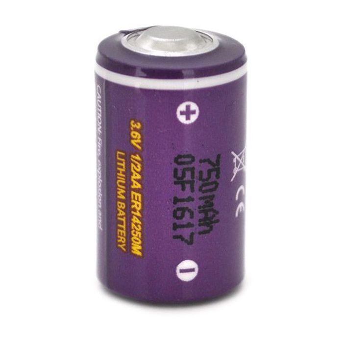 Батарейка PkCell 1/2AA ER14250M 3.6V 750mah, Lithium, OEM (ER14250M / 20423)