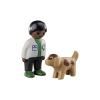 Конструктор Playmobil 1.2.3 Ветеринар с собакой (70407) изображение 2
