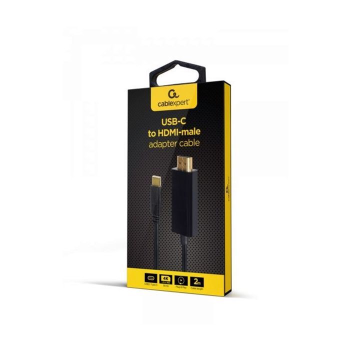 Переходник Cablexpert USB-C to HDMI 4K60Hz 2m (A-CM-HDMIM-02) изображение 2
