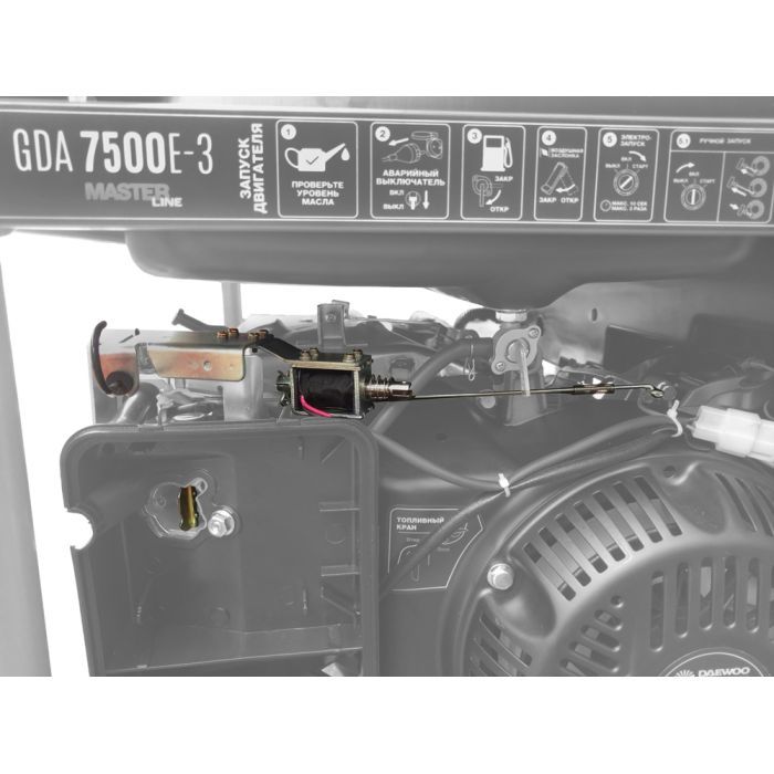 Генератор Daewoo GDA 7500E-3 6,5kW (GDA7500E-3) изображение 10