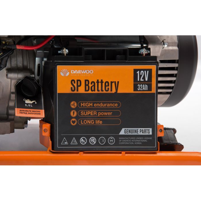 Генератор Daewoo GDA 7500E-3 6,5kW (GDA7500E-3) изображение 5