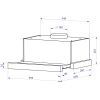 Вытяжка кухонная Minola HTLS 6734 BL 1100 LED GLASS изображение 11