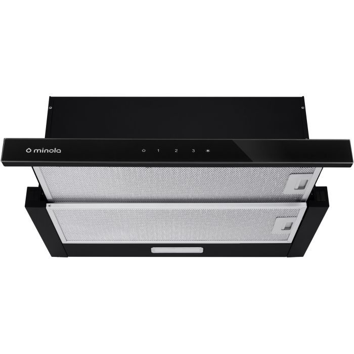 Вытяжка кухонная Minola HTLS 6734 BL 1100 LED GLASS