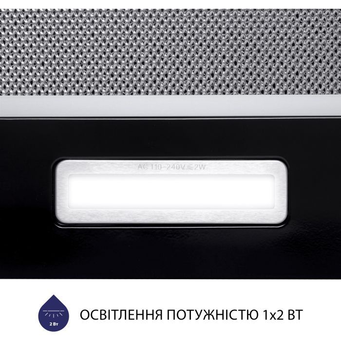 Вытяжка кухонная Minola HTLS 6734 BL 1100 LED GLASS изображение 5