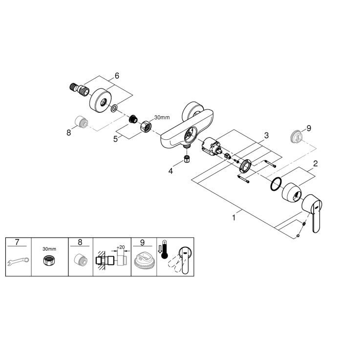 Смеситель Grohe QuickFix 32888000 (CV030575) изображение 4
