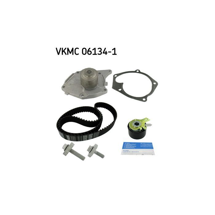 Комплект ременя ГРМ з помпой SKF VKMC 06134-1