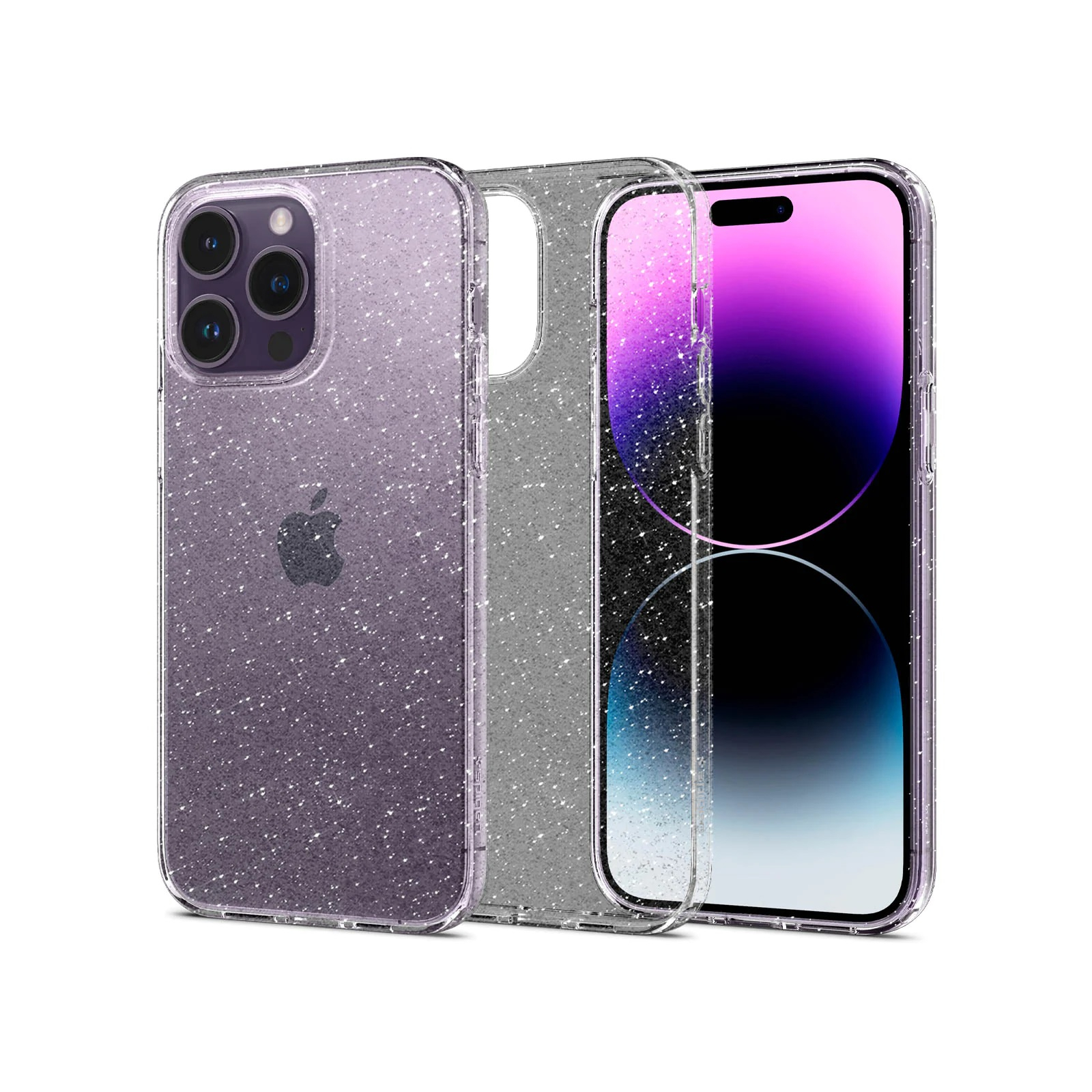 Чехол для мобильного телефона Spigen Apple Iphone 14 Pro Liquid Crystal Glitter, Rose Quartz (ACS04955) изображение 3