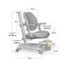 Дитяче крісло Mealux Ortoback Duo Plus Grey (Y-510 G Plus) зображення 4