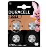 Батарейка Duracell CR 2032 / DL 2032 * 4 (5007662/5010951/5014799) изображение 2