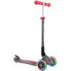 Самокат Globber Primo Foldable Lights серо-красный (432-120-2)