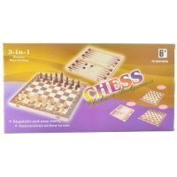 Настільна гра A-Toys 3 в 1 шахи, шашки, нарди (622A)