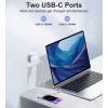 Зарядное устройство Choetech 2xUSB-C 40W PD/QC/PPS (Q5006-EU-WH) изображение 7