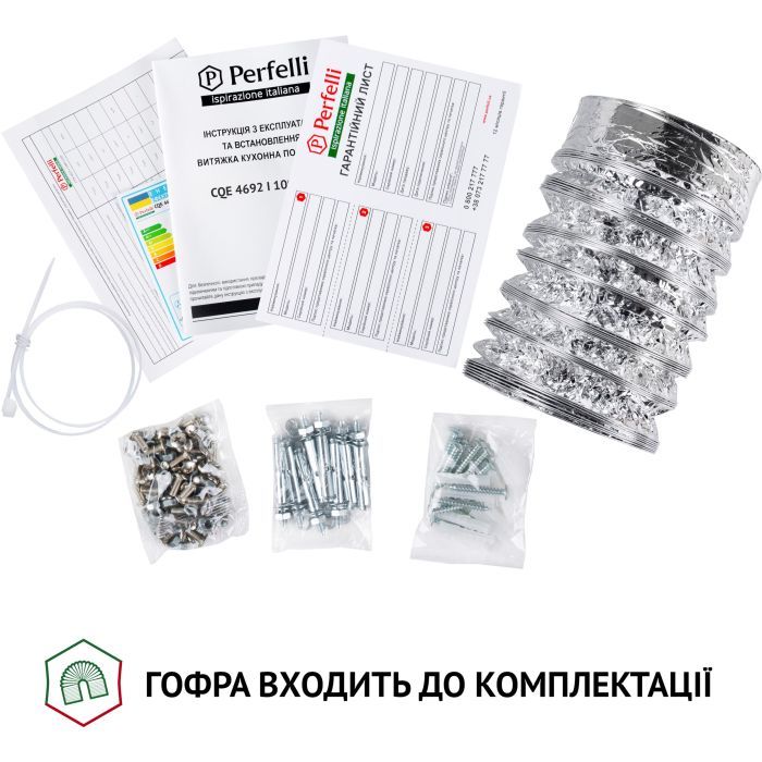 Вытяжка кухонная Perfelli CQE 4692 I 1000 LED изображение 9