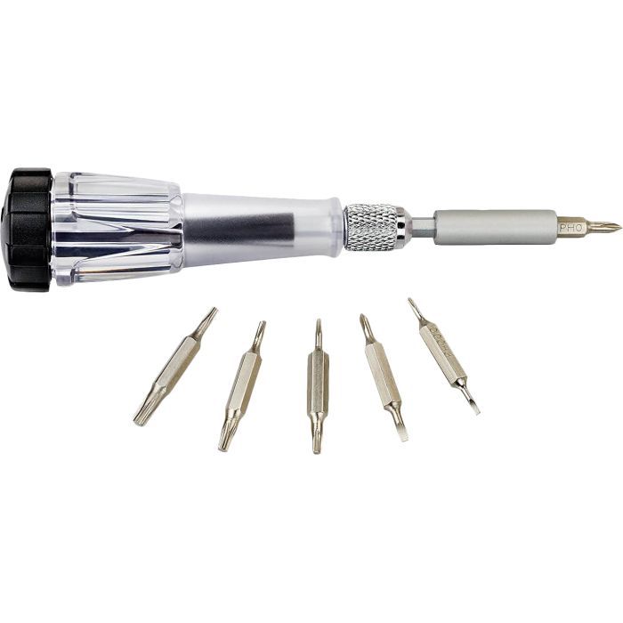 Набор отверток Black&Decker с битами PH000/SL1.5, PH00/SL2.0, PH0/SL2.5, T7, T15, T6, 7 шт, АВС пластик (A7197)