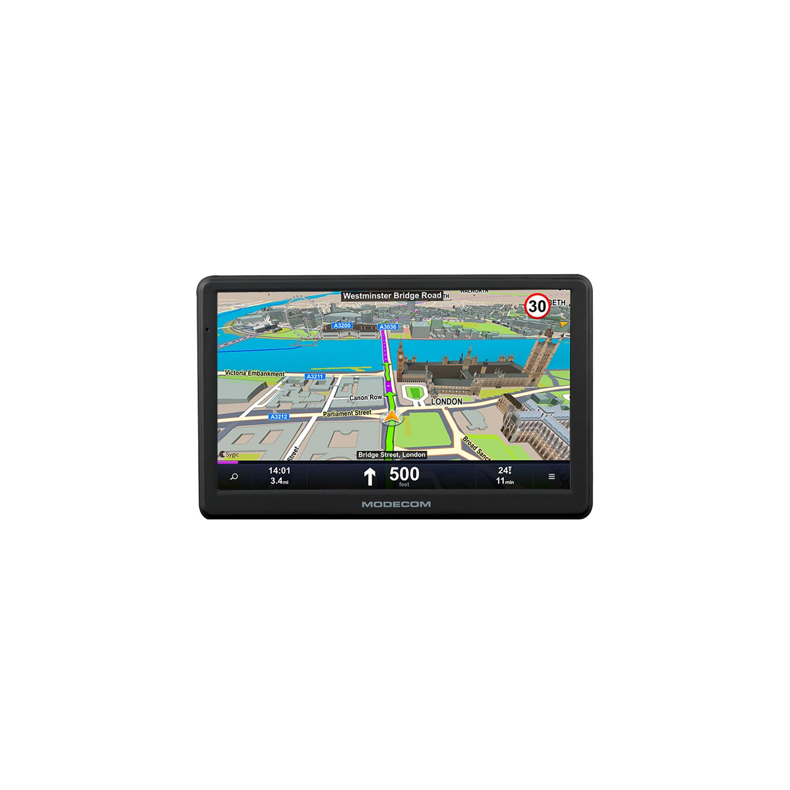 Автомобильный навигатор Modecom Device FreeWAY SX 7.1 MapFactor (NAV-FREEWAYSX71-MF-EU)