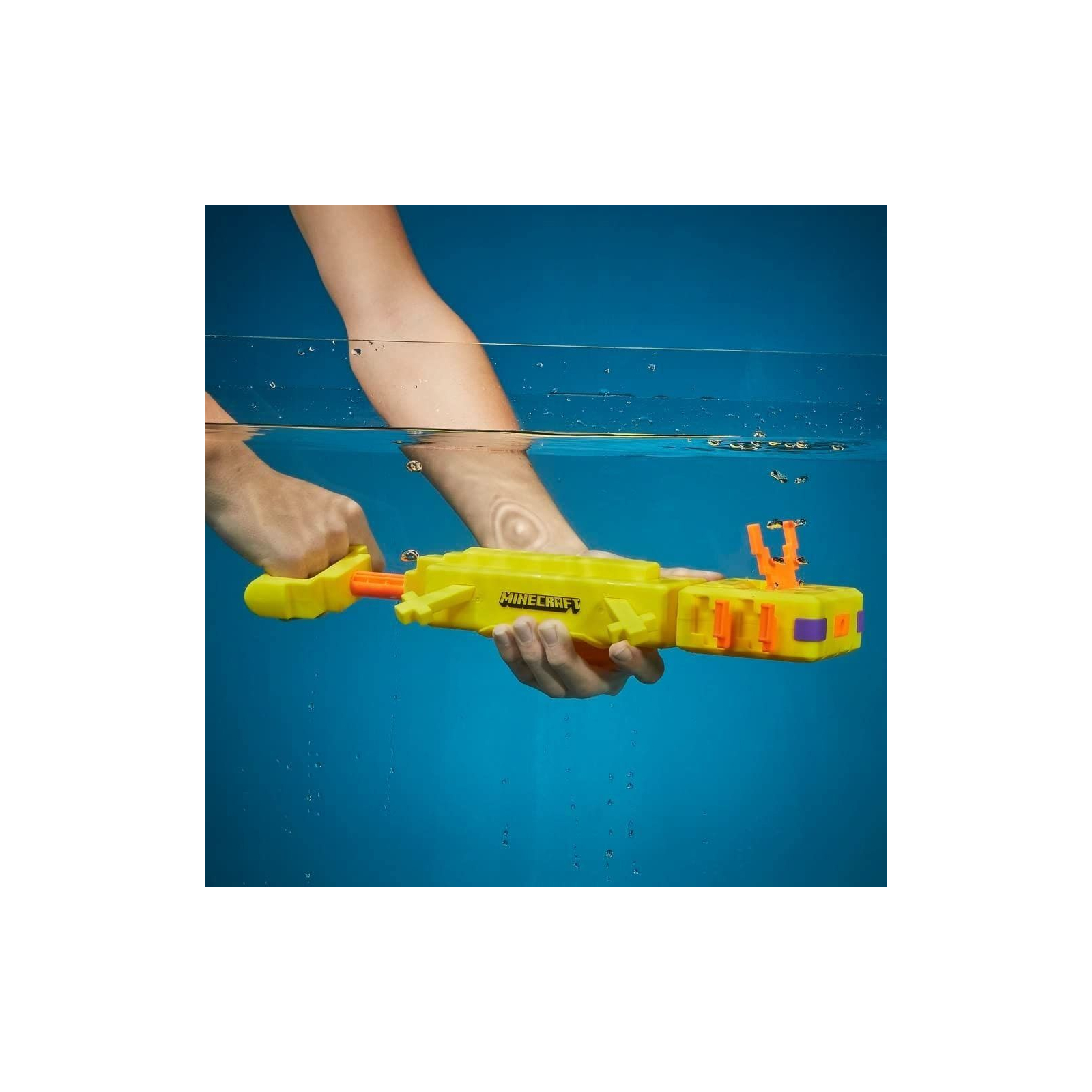 Іграшкова зброя Hasbro Nerf Водний бластер Майнкрафт Аксолотл (F7601) зображення 5