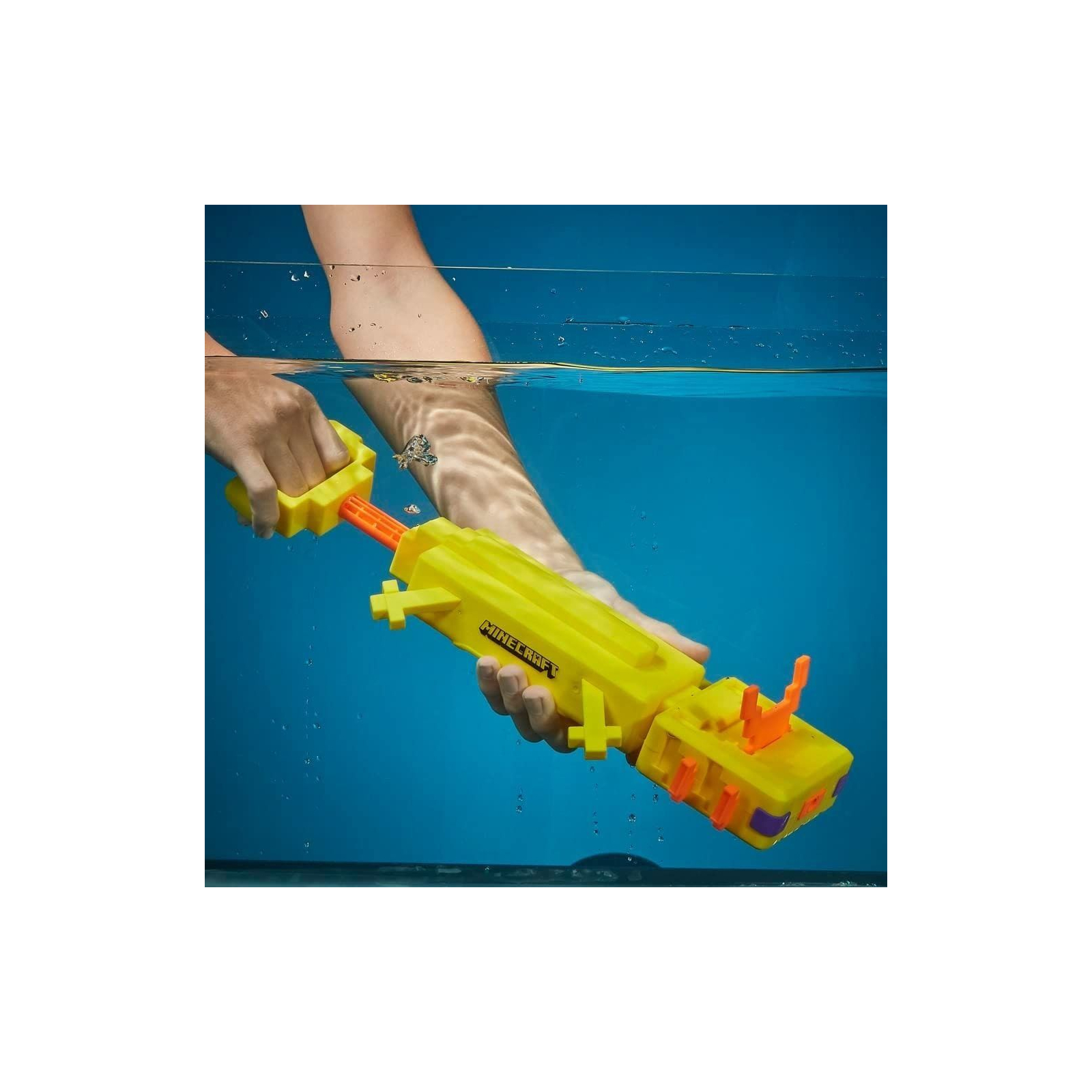 Іграшкова зброя Hasbro Nerf Водний бластер Майнкрафт Аксолотл (F7601) зображення 6