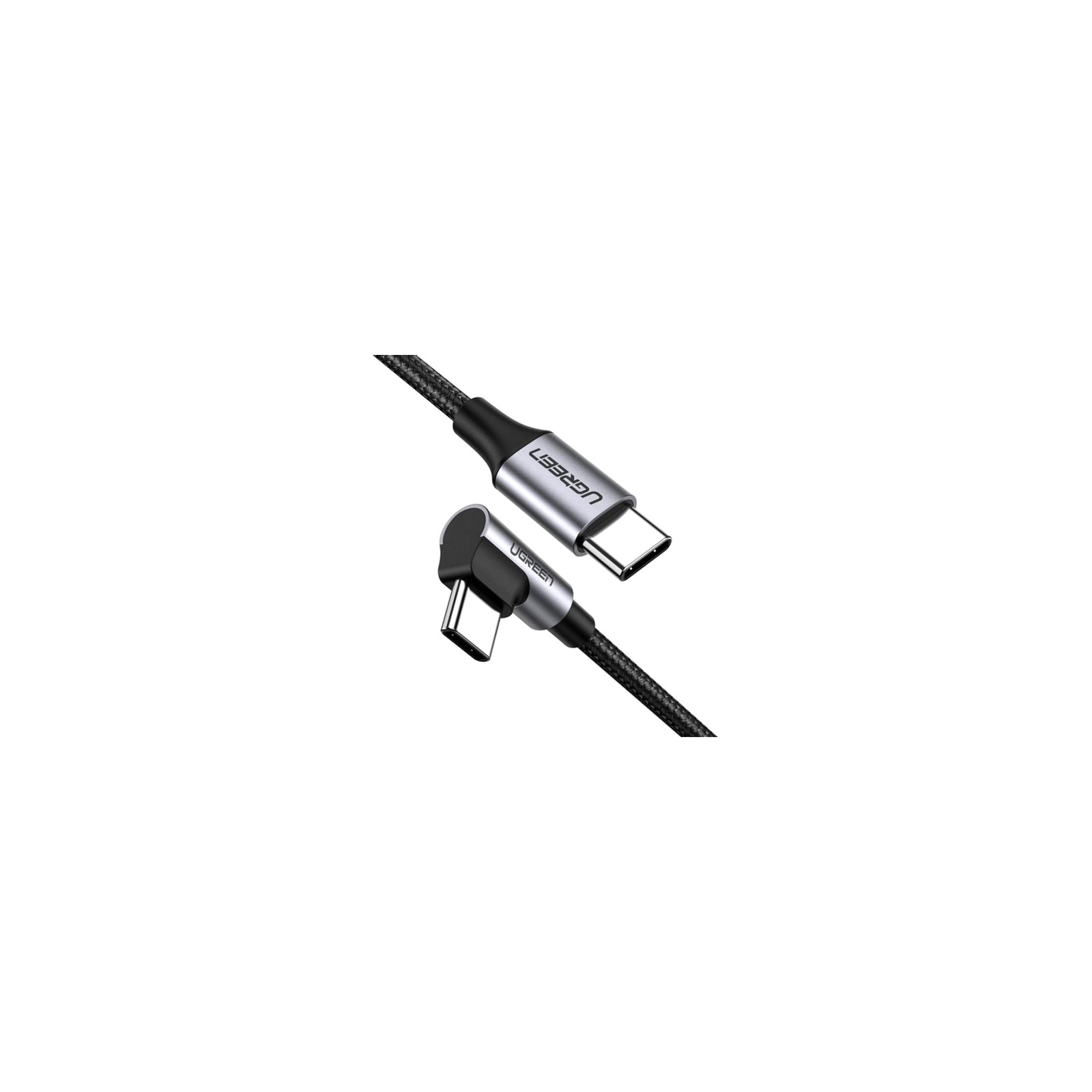 Дата кабель USB-C to USB-C 2.0m 60W US255 Black Gray Ugreen (50125)