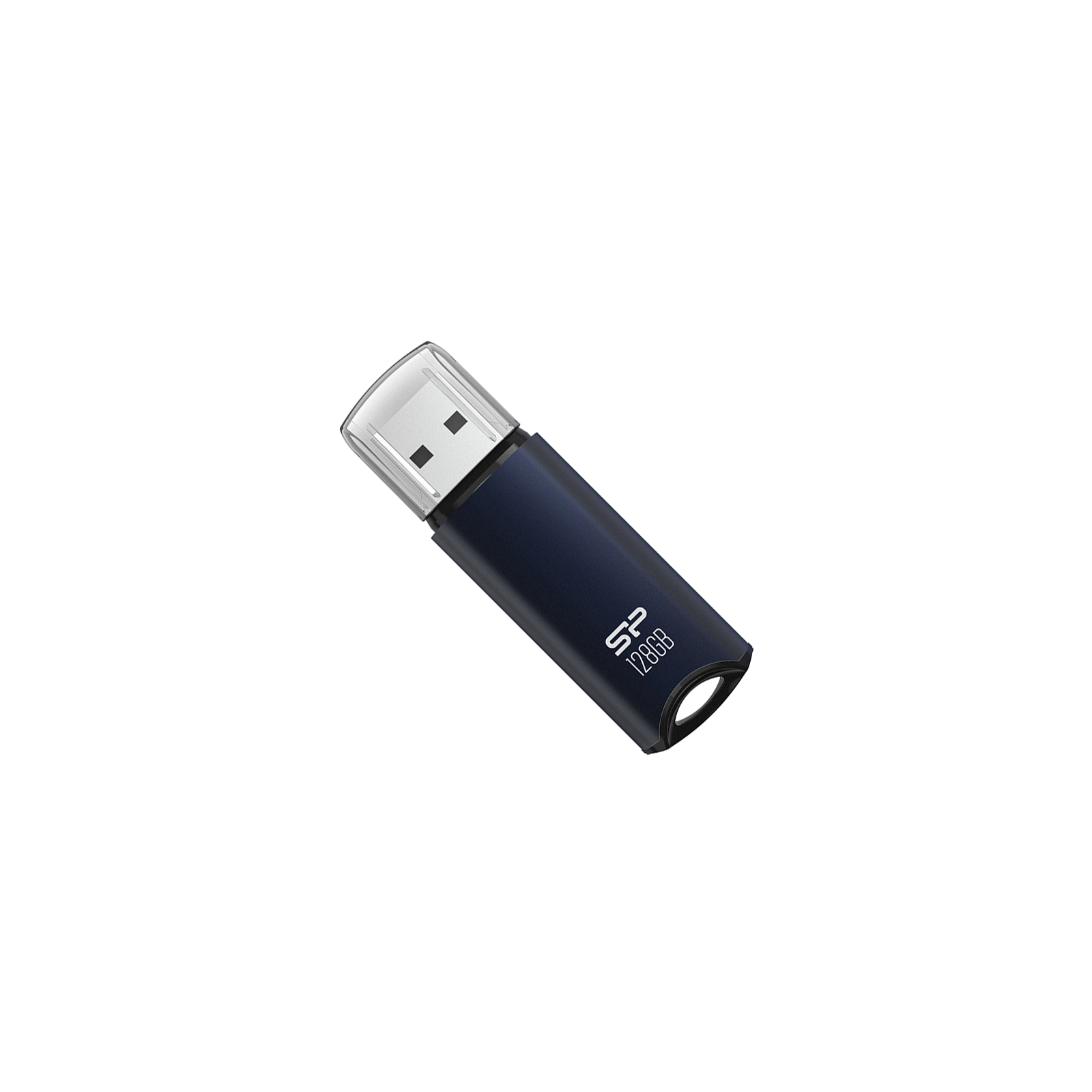 USB флеш накопичувач Silicon Power USB 128GB SILICON POWER usb3.2 Marvel M02 Aluminum Blue (SP128GBUF3M02V1B)