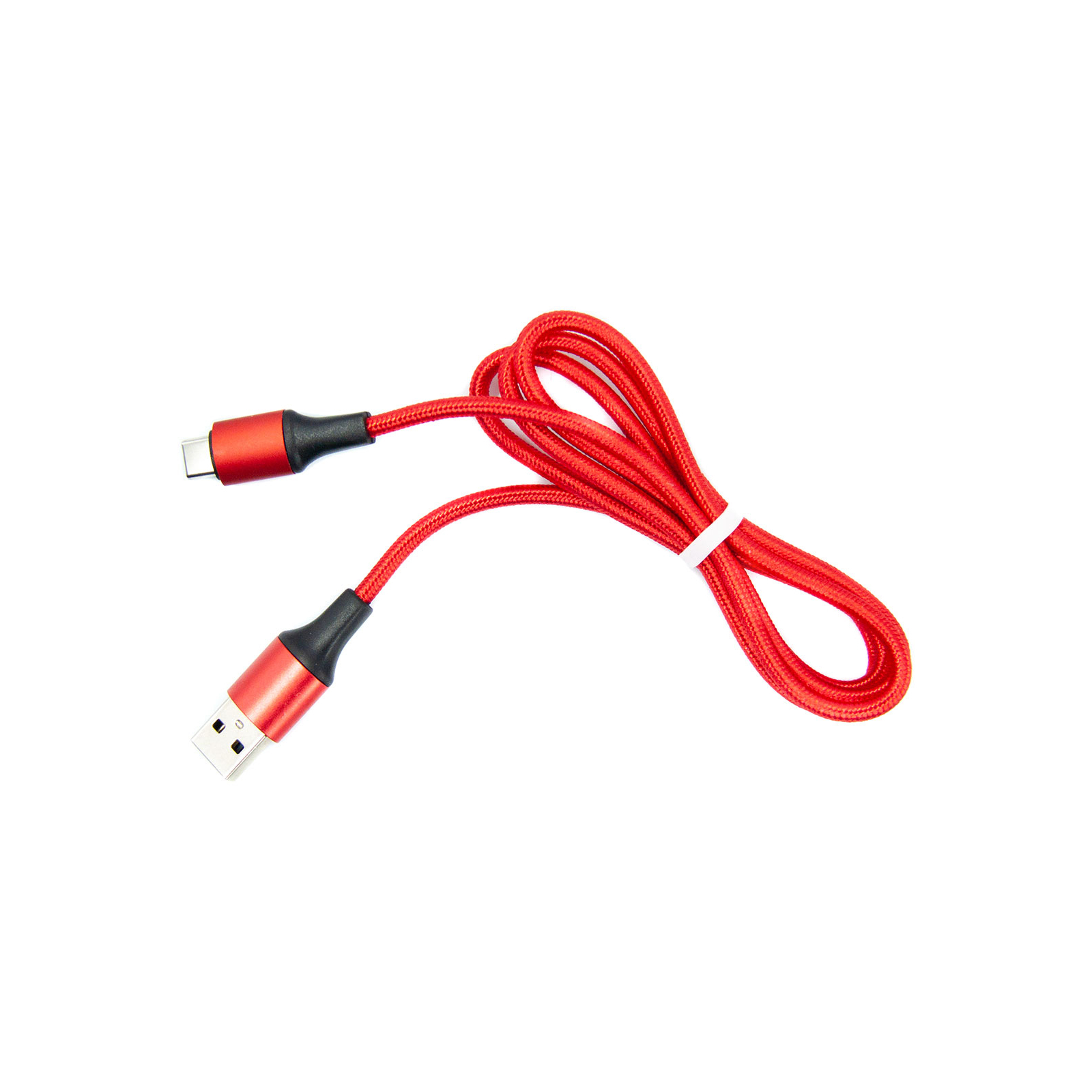 Дата кабель USB 2.0 AM to Type-C 1.0m red Dengos (NTK-TC-MT-RED) зображення 2