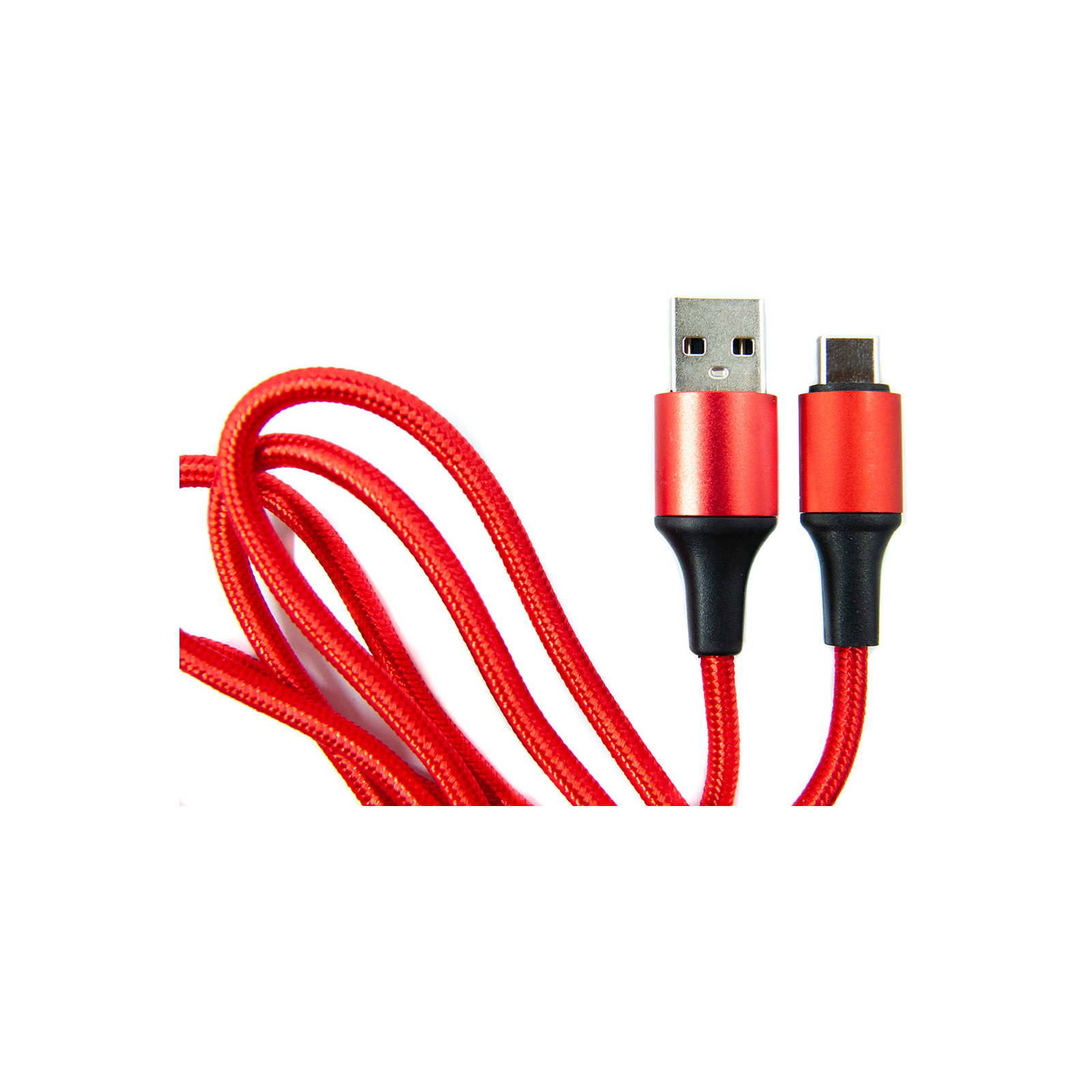 Дата кабель USB 2.0 AM to Type-C 1.0m red Dengos (NTK-TC-MT-RED) зображення 4