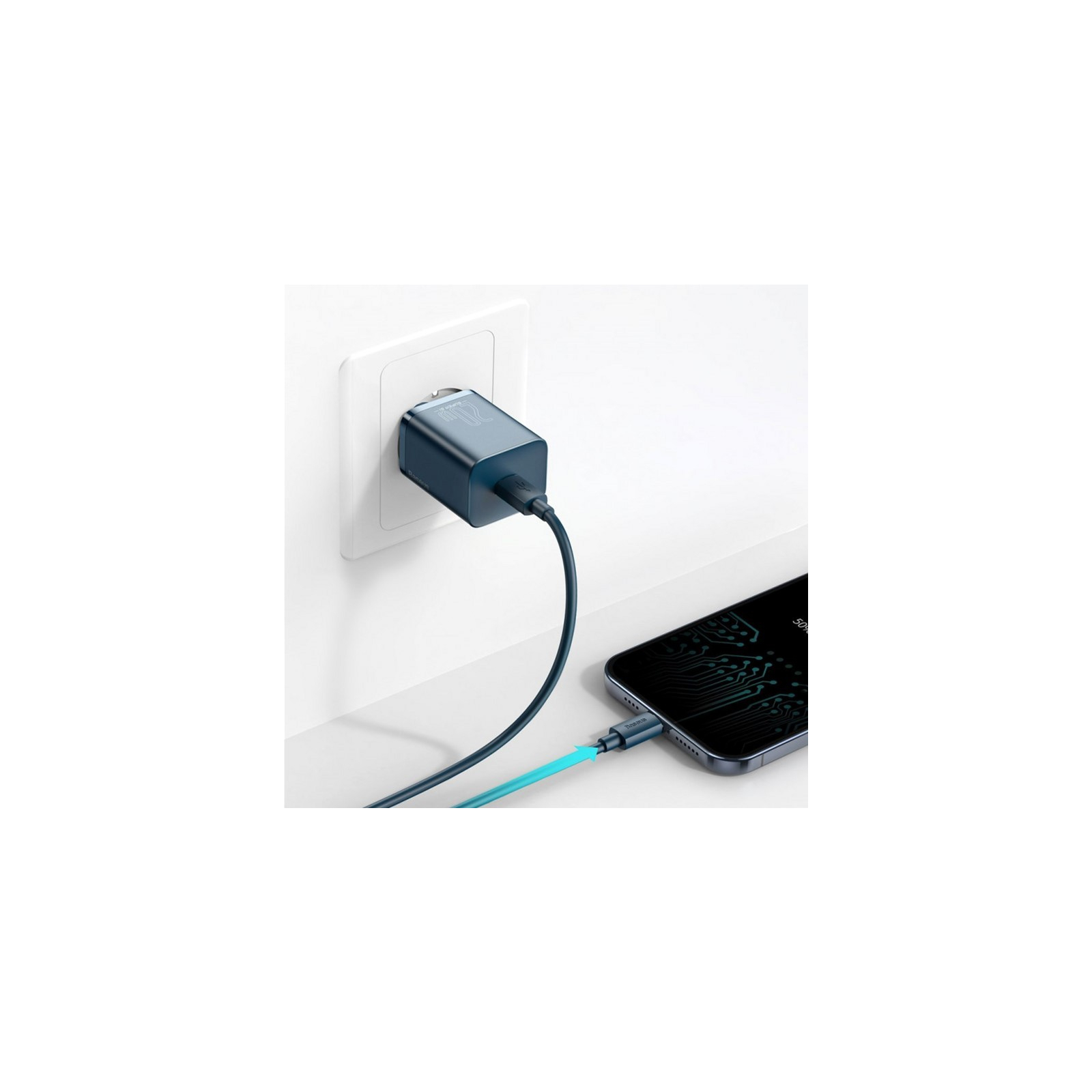 Зарядное устройство Baseus Super Si Quick Charger 1C Blue (CCSUP-B03) изображение 5