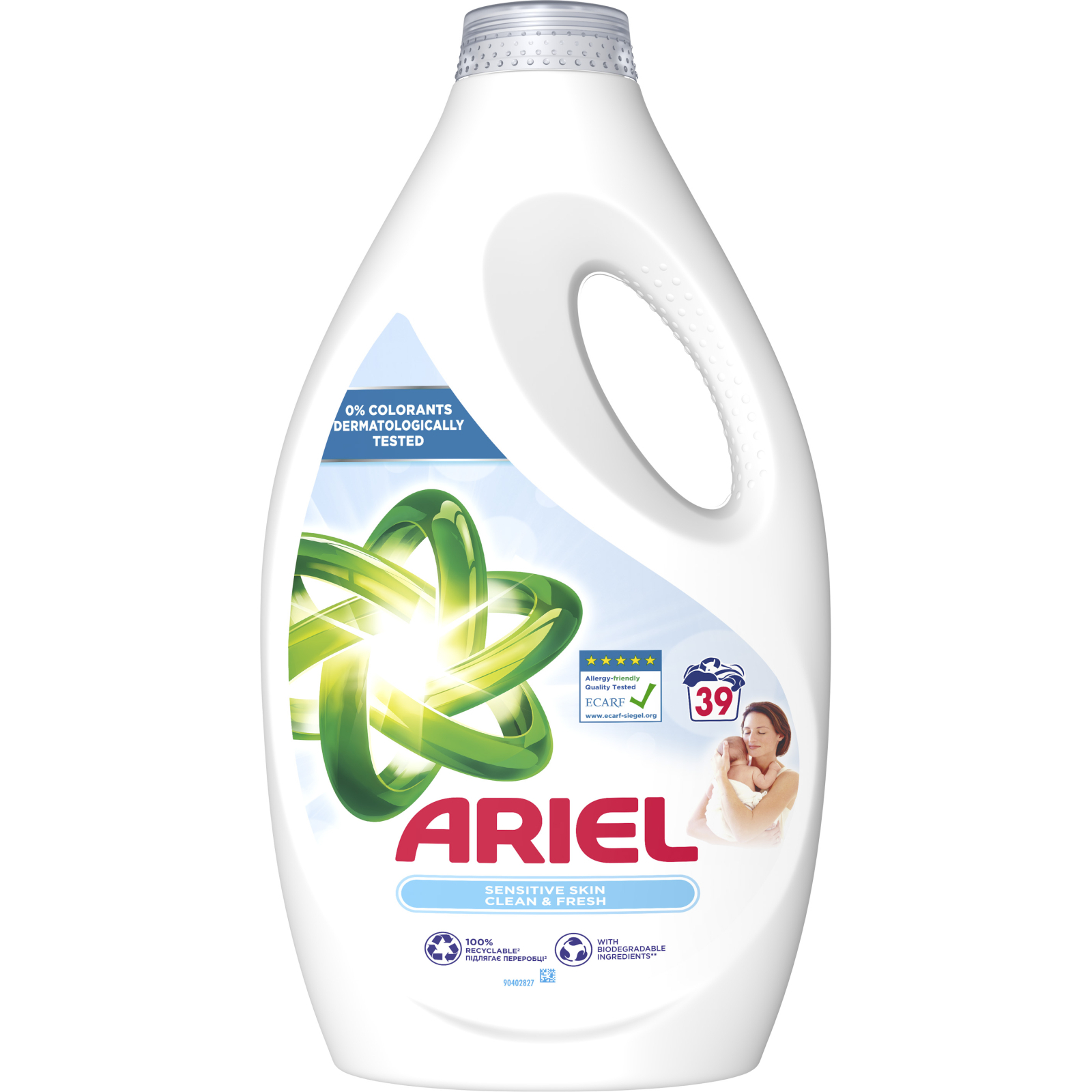 Гель для прання Ariel Для чутливої шкіри 850 мл (8006540874882) зображення 2