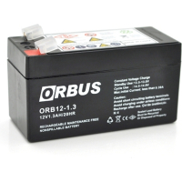 Фото - Батарея для ИБП Orbus Батарея до ДБЖ  ORB1213 AGM 12V 1.3Ah  (ORB1213)