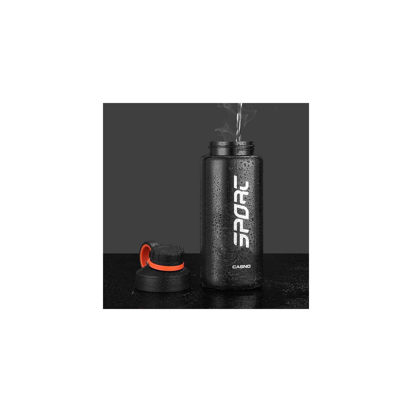 Пляшка для води Casno 500 мл KXN-1234 Сіра (KXN-1234_Grey) зображення 9