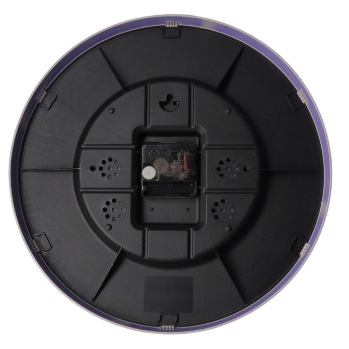 Настенные часы Optima Flash пластиковый, синий (O52097) изображение 3