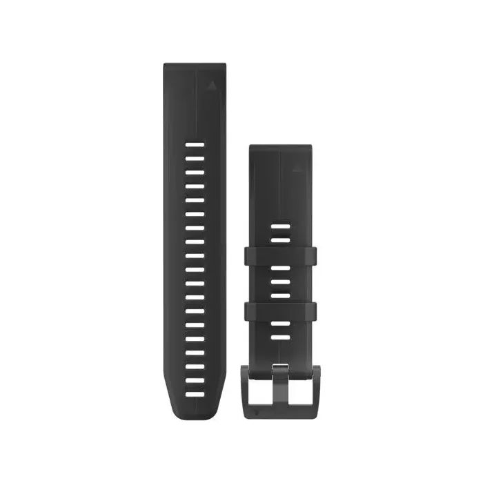 Ремінець до смарт-годинника Garmin fenix 5 Plus 22mm QuickFit Black Leather (010-12740-01)