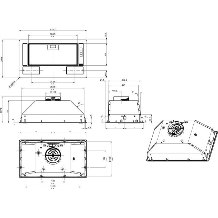Вытяжка кухонная Gorenje BHI611ES изображение 7