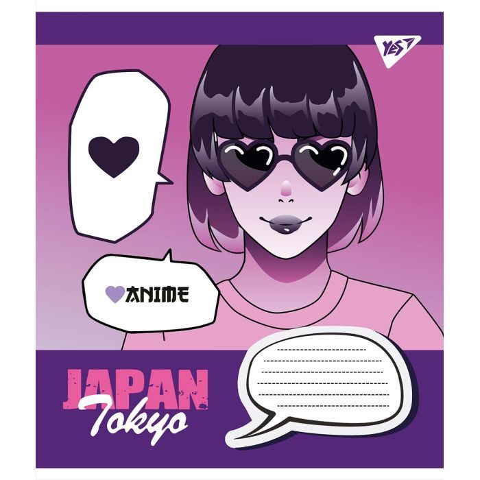 Зошит Yes А5 Japan Tokyo 12 аркушів, лінія (766288) зображення 3