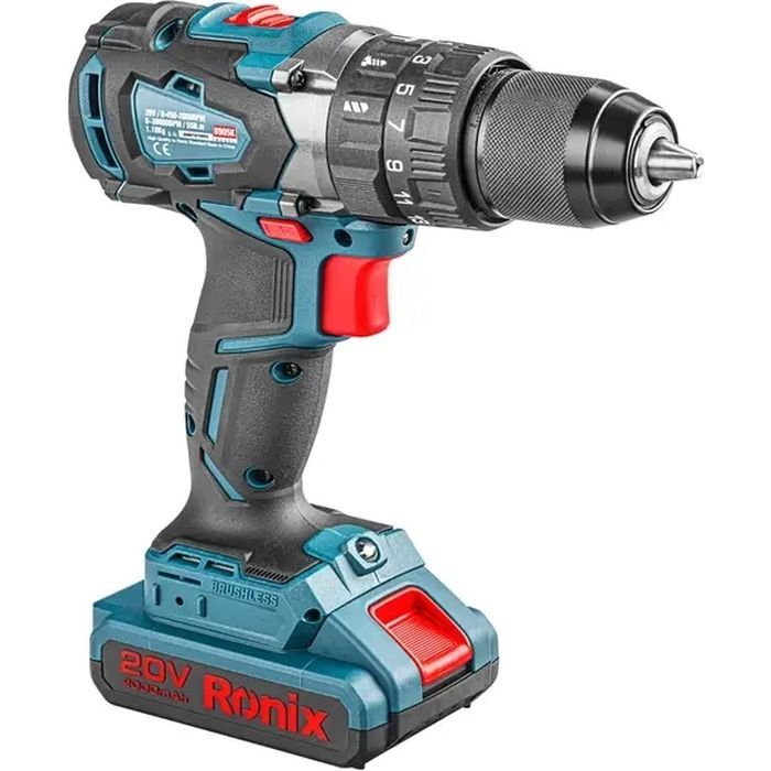 Шуруповерт Ronix ударный аккумуляторный 20В, 2Ah х 2 (8905K) изображение 3